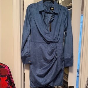 Alexia Admor Elena Wrap Dress In Teal